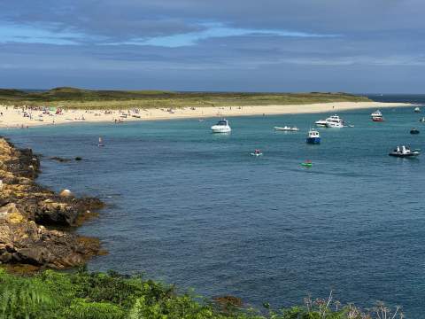 Herm Shell Beach - Island RIB Voyages Herm Day RIB Boat Trip