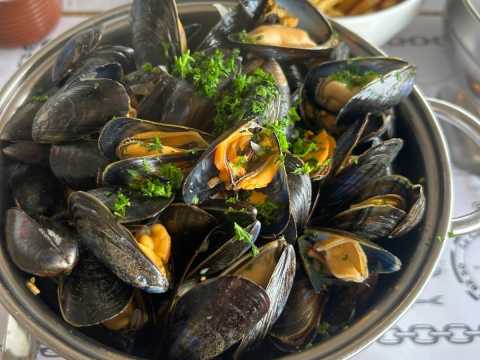 Moules and Frite Carteret - Island RIB Voyages Lunch, Dinner or Market RIB Boat Trip