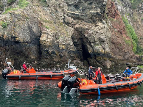 Sark Creux Harbour- - Island RIB Voyages Sark Day RIB Boat Trip
