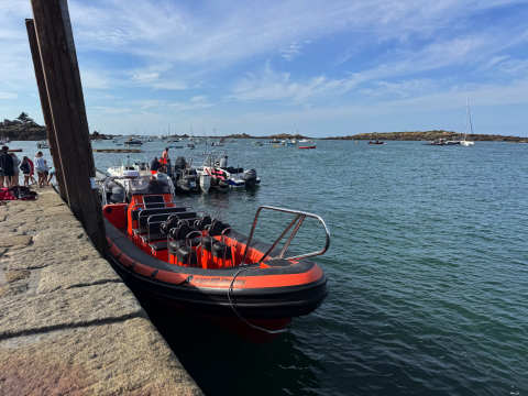 Chausey Harbour - Island RIB Voyages Chausey Day RIB Boat Trip