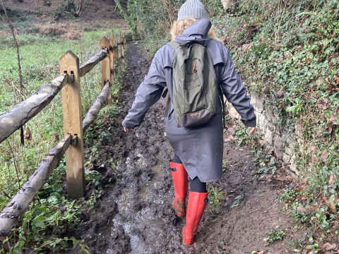 Wellies needed in Waterworks Valley