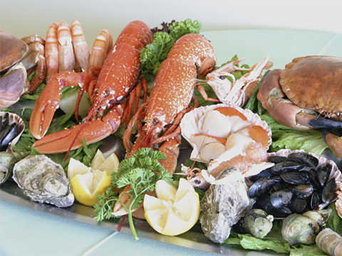 Fresh local cuisine on offer
