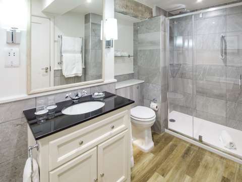 Bathroom garden view