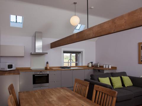 open plan kitchen