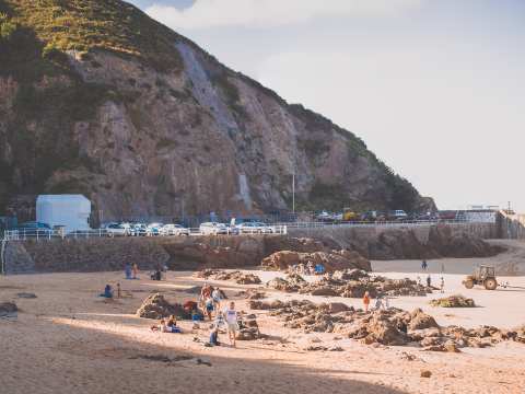 Gru00e8ve de Lecq Beach