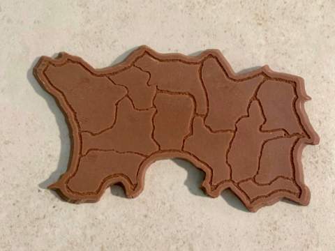 Chocadyllic milk chocolate jersey island bar
