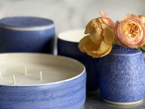 Penguin Potters collection of vases and candles