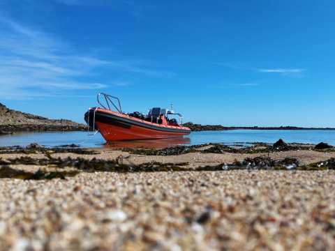 Paradise Beach Boat Beached