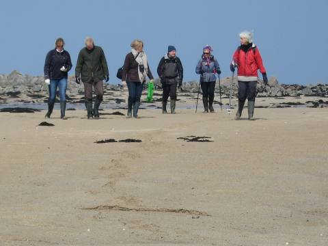 Seabed walk with gudie