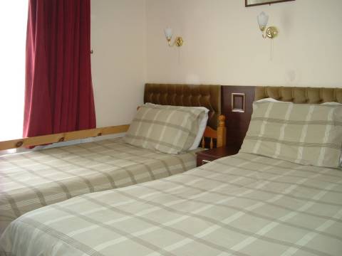 Double bed with extra bed