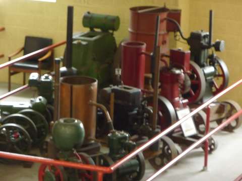 A selection of some the stationary engines on display