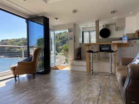 Living area with sea view