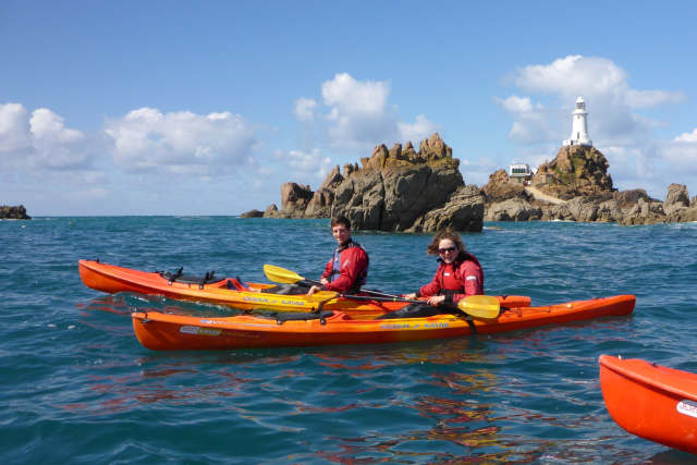 Kayaking at Corbiere