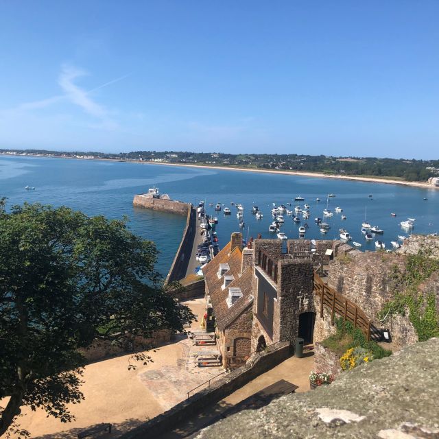 View from Mont Orgueil Castle of Gorey