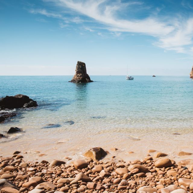 Beauport Bay on a summer