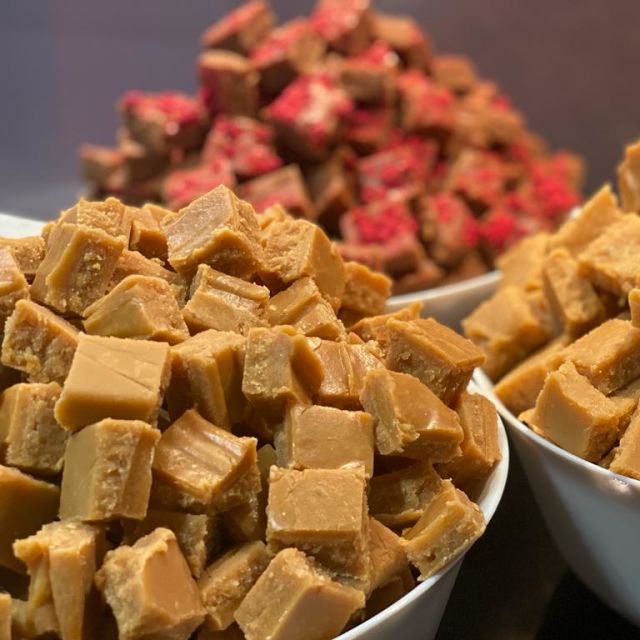 Bowls of fudge