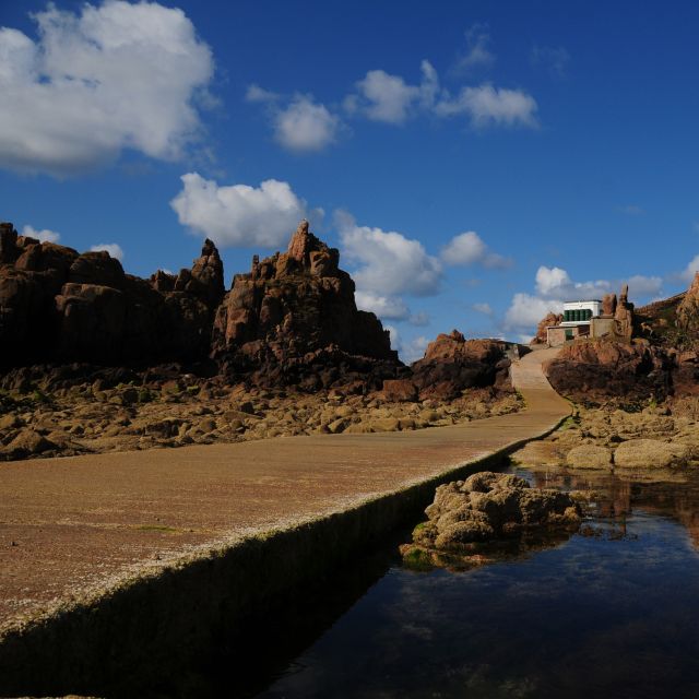 La Corbiere lighthouse, Jersey, U.K.