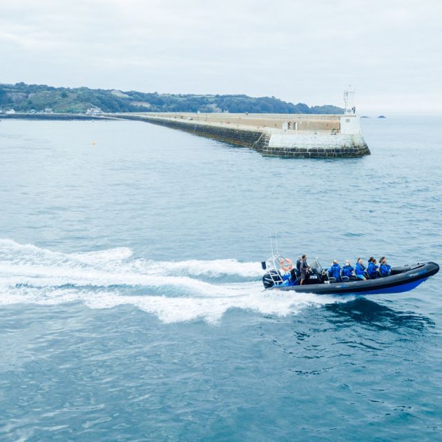 Jersey Seafaris heading out to sea with St. Catherine