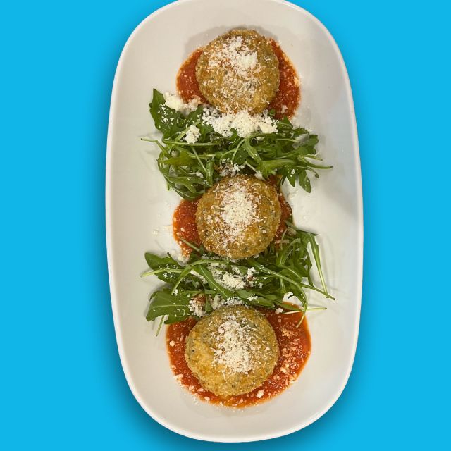 Spinach & mozzarella arancini