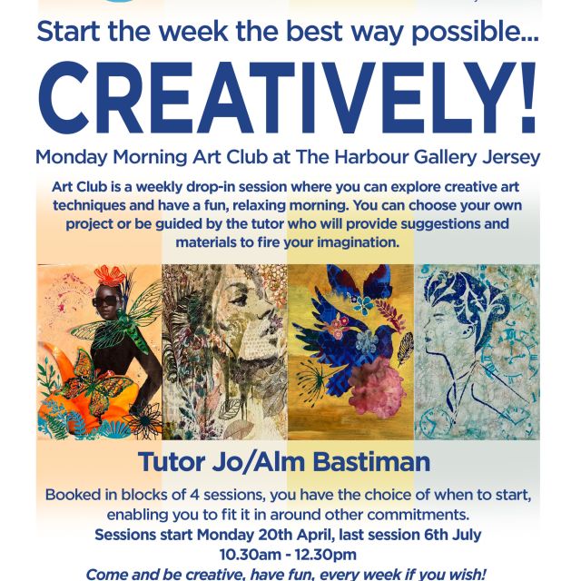 The promotional flyer for this art club is one page of A4 giving all the details provided in the listing.
