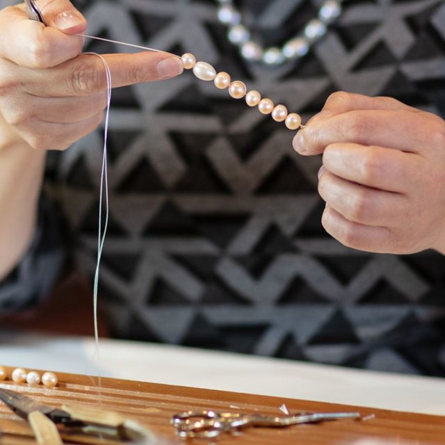 Jersey pearl expert pearl stringing