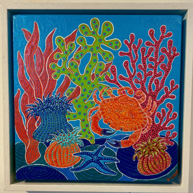 Acrylic on canvas painting