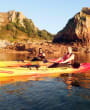 sunset kayak tour at Ouaisne bay
