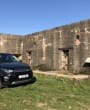 A 4x4 Parked outside a German WW2 Bunker