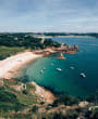 Beauport Bay on a summer