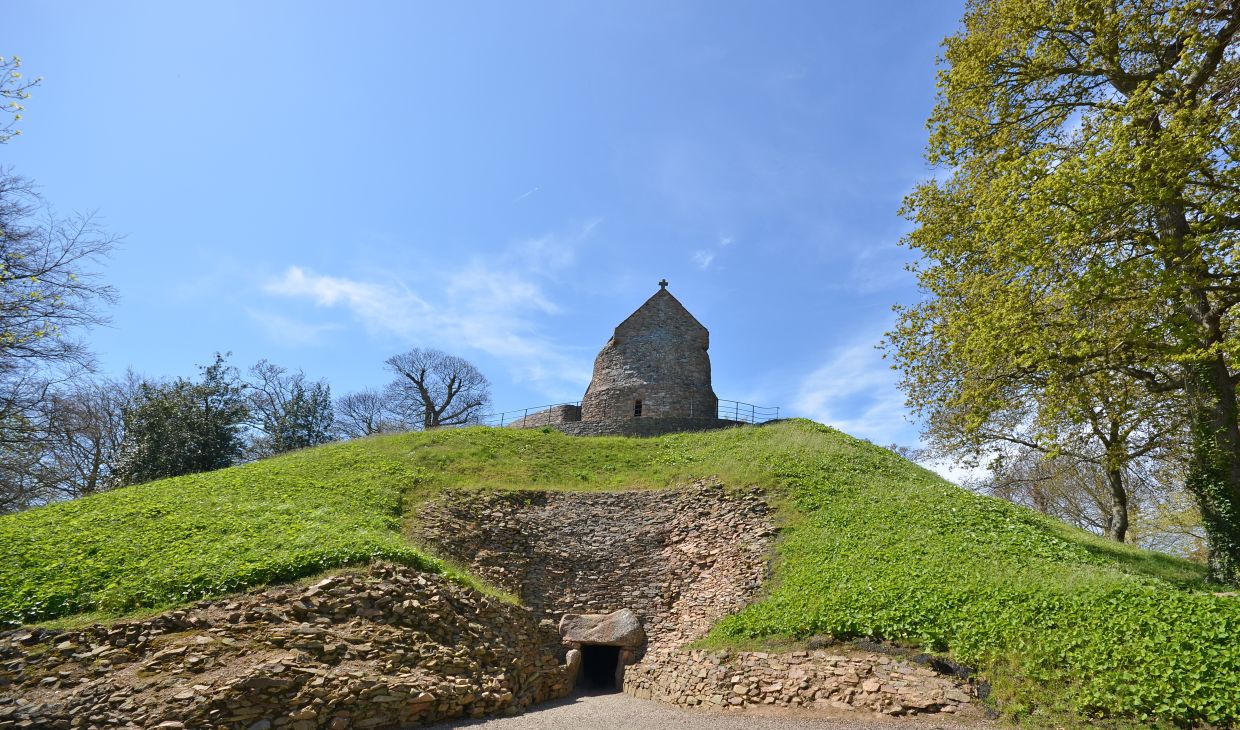La Hougue Bie mound and passage grave