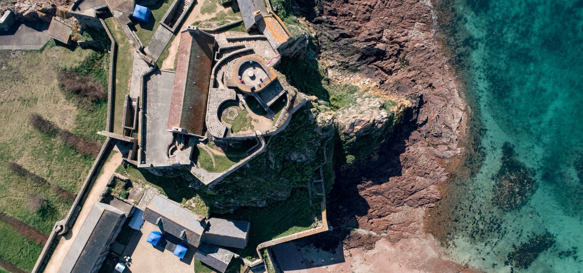 Elizabeth Castle - aerial view