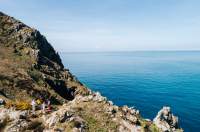 The cliffpaths on the north coast of Jersey.