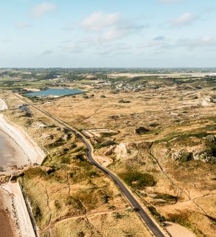 Aerial view of St. Ouen