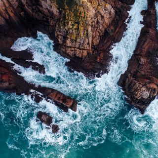 Rugged Jersey coastline