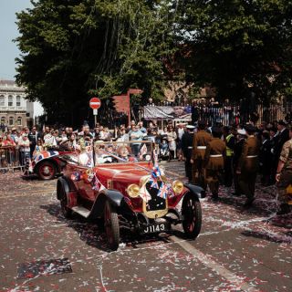 Vintage Car showcase for Liberation day