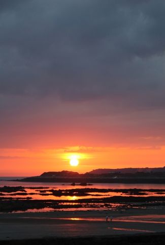 The sunset view from Hotel Ambassadeur