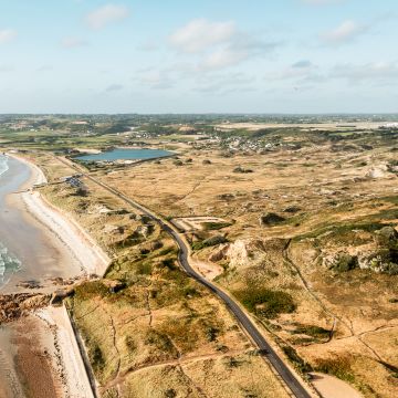 Aerial view of St. Ouen