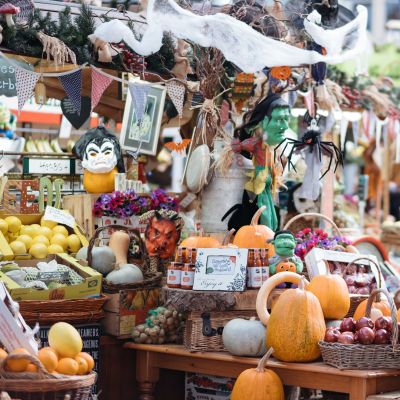pumpkin stall
