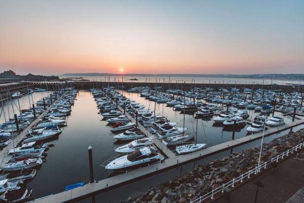 Boats in the St. Helier Marinas