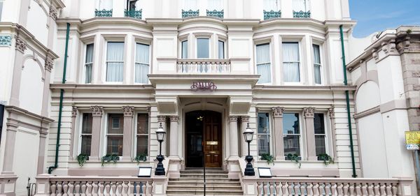 restored Victorian building in town centre