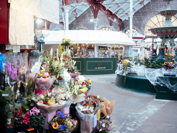 Florist at the iconic Jersey central market