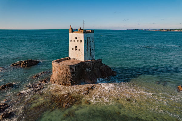 Historic fort in the middle of the sea