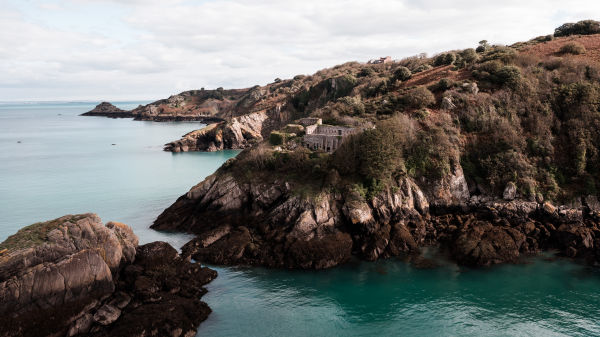 Historic fort on a clifftop