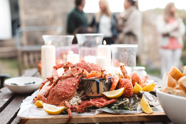 Seafood platter