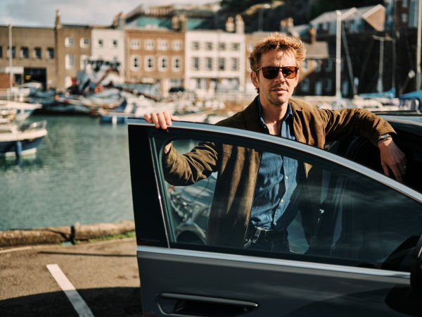 Damien Moloney as Bergerac in Jersey