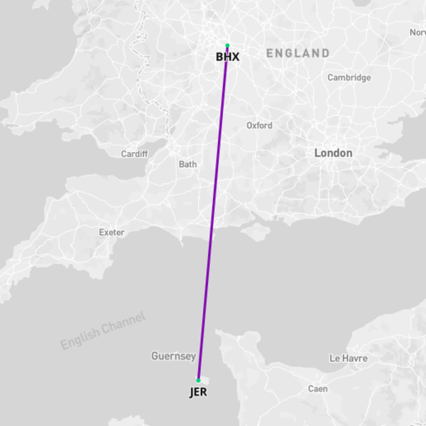Flights to Jersey from Birmingham (BHX-JER)