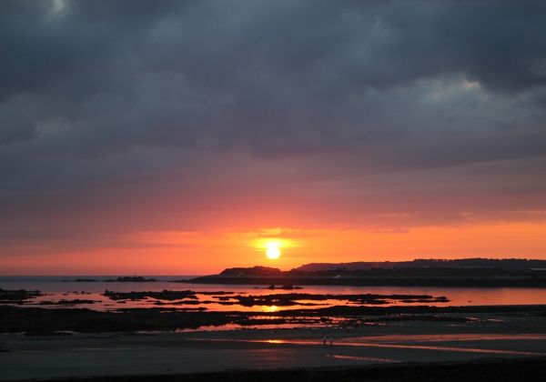 The sunset view from Hotel Ambassadeur