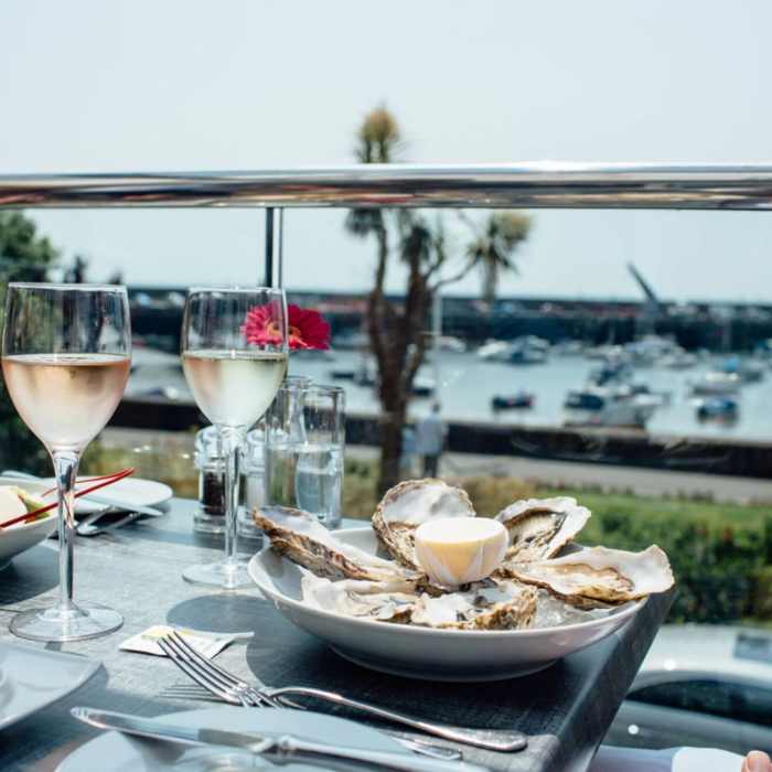 Fine dining by the sea