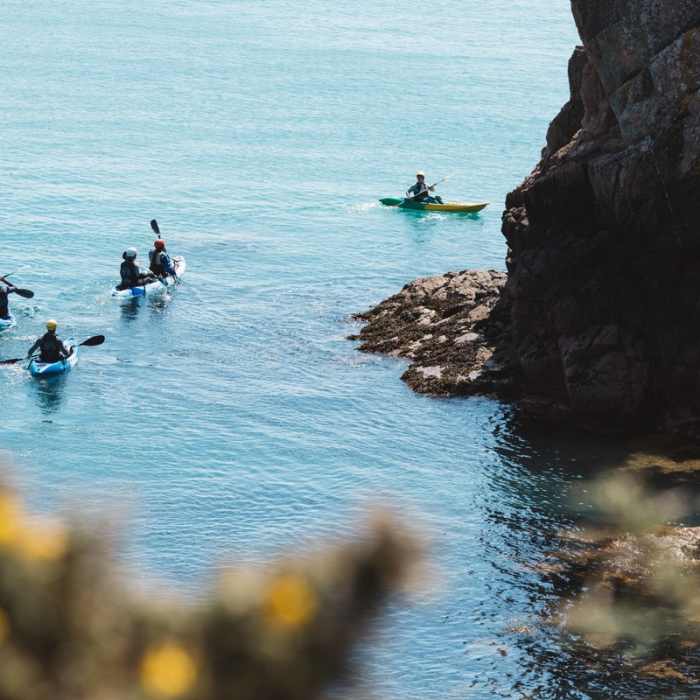 kayaks à St Brelade